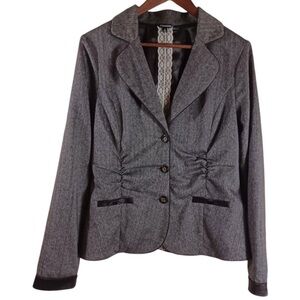 Maurices Chic Women's Charcoal Blazer Size L